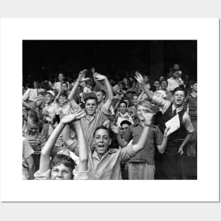 Kids at a Ball Game, 1942. Vintage Photo Posters and Art